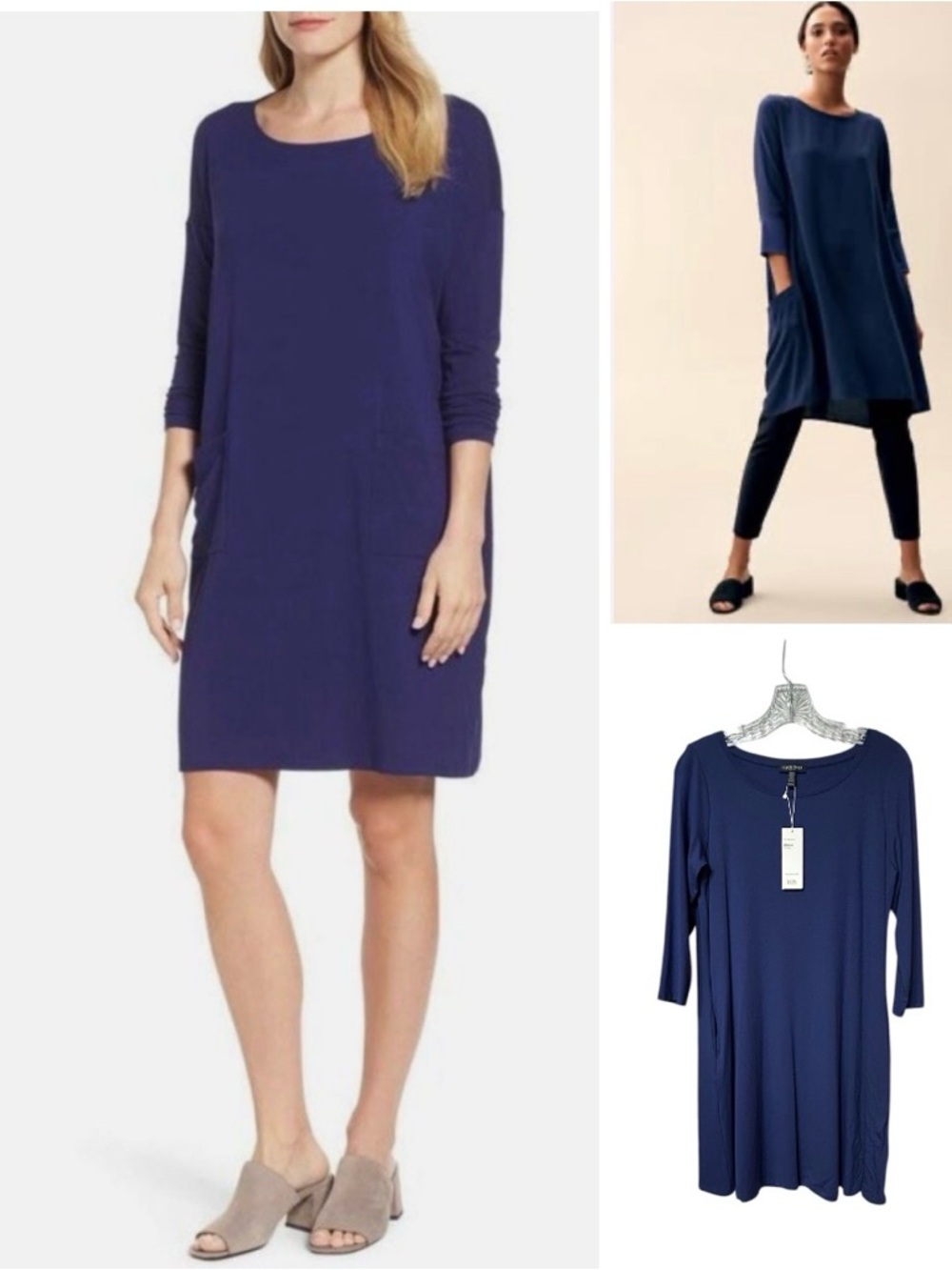 Eileen Fisher NWT viscose jersey dress
